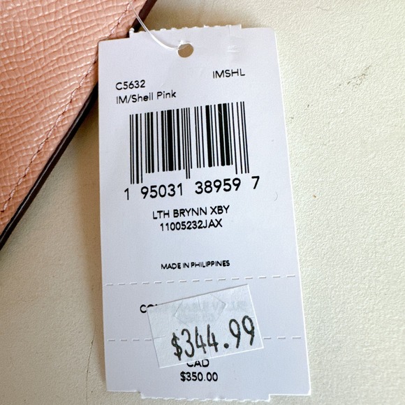 Coach C5632 Brynn Flap Crossbody IN Shell Pink - Picture 7 of 7